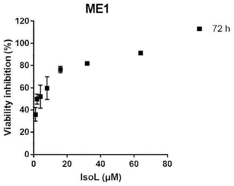 Application of isoliensinine in preparation of medicine for treating leukemia