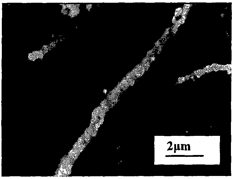 Chemical production of metal nickel nano-line