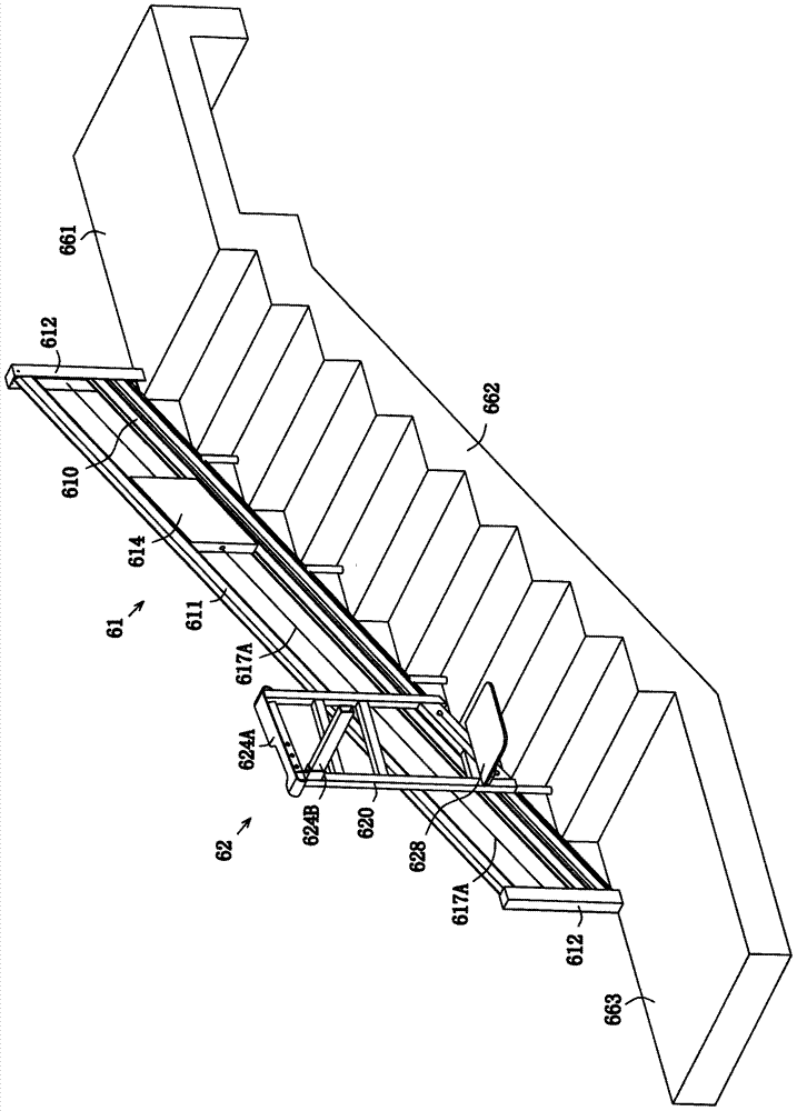 Corridor automatic slide with balancing unit