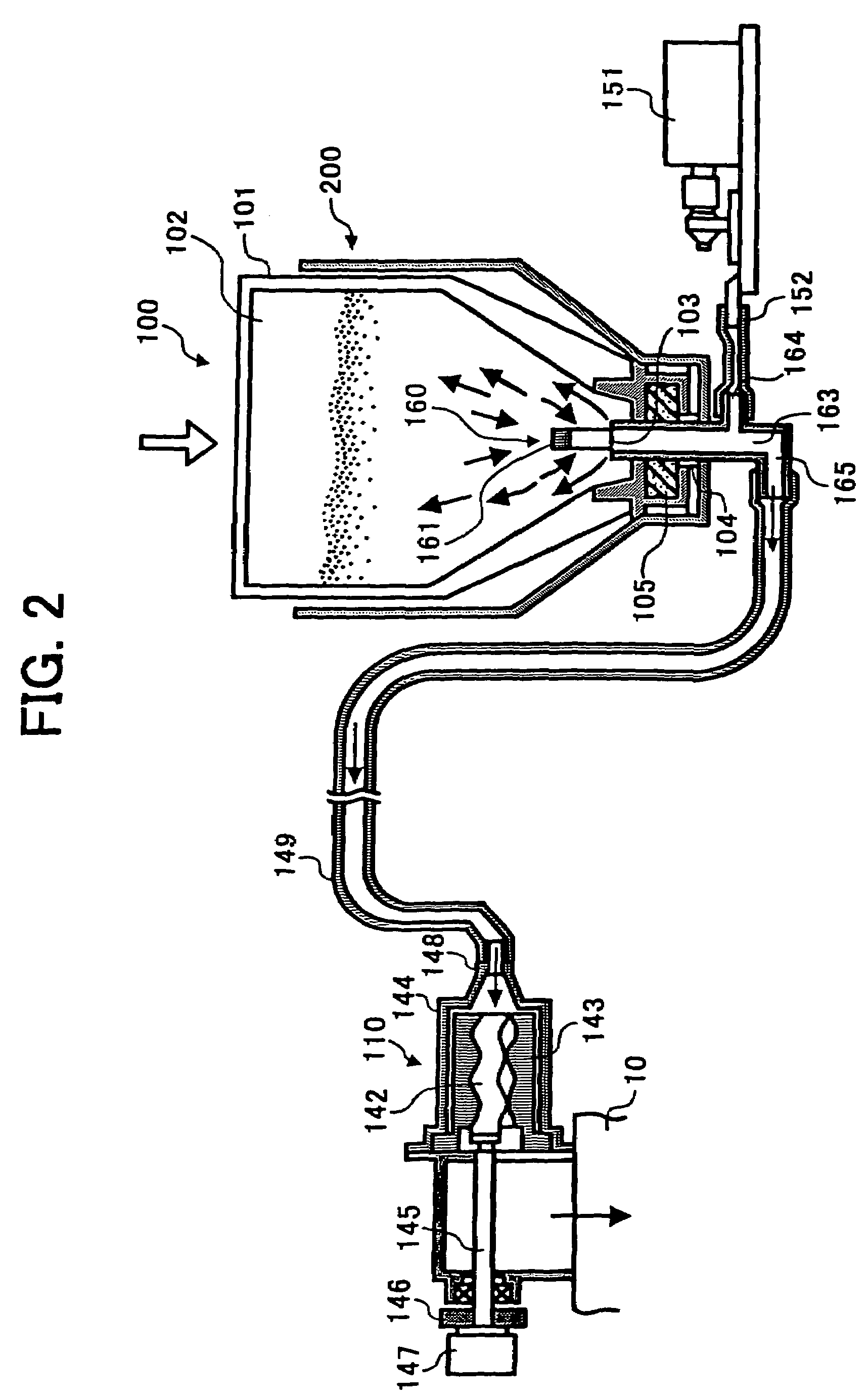 Apparatus and method for replenishing a developing device with toner while suppressing toner remaining