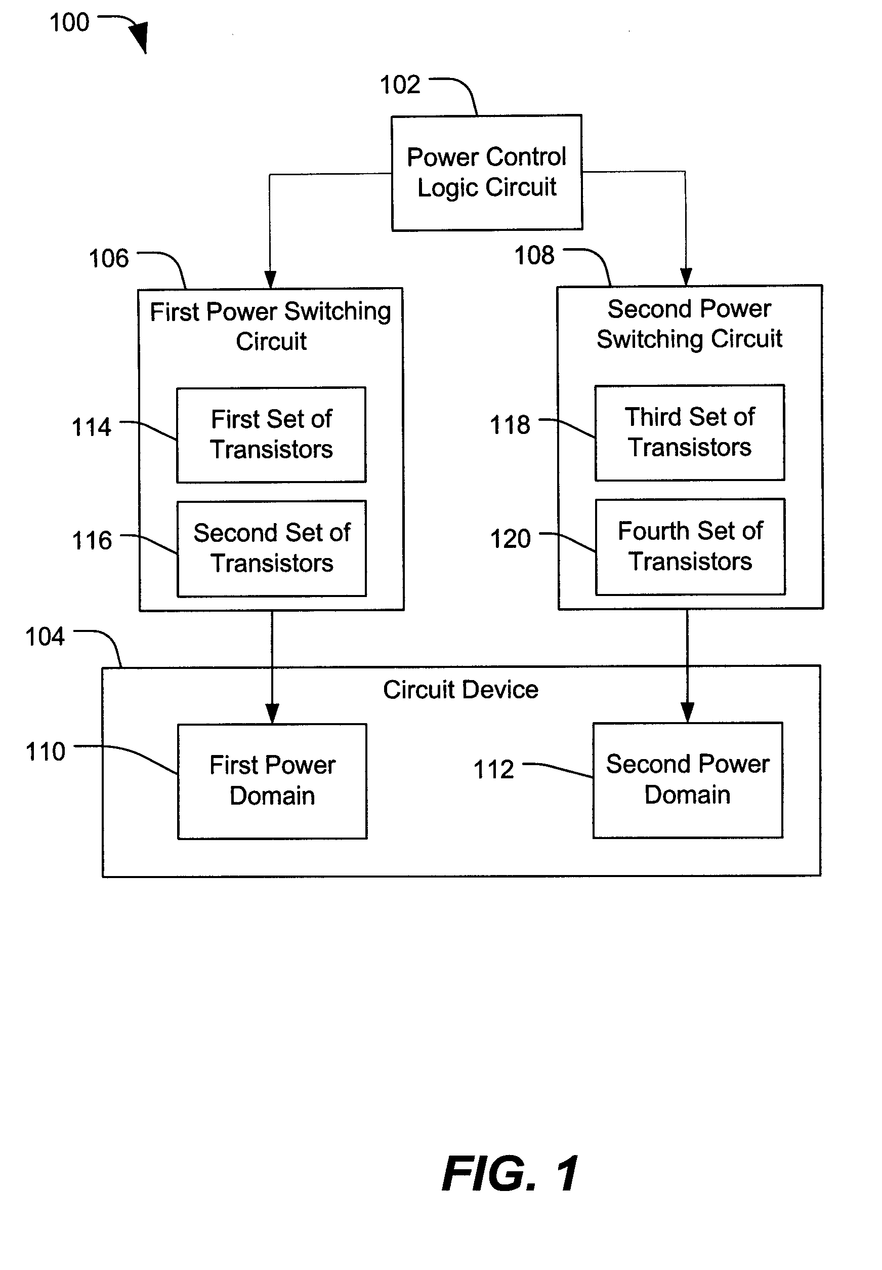 System and Method of Providing Power Using Switching Circuits