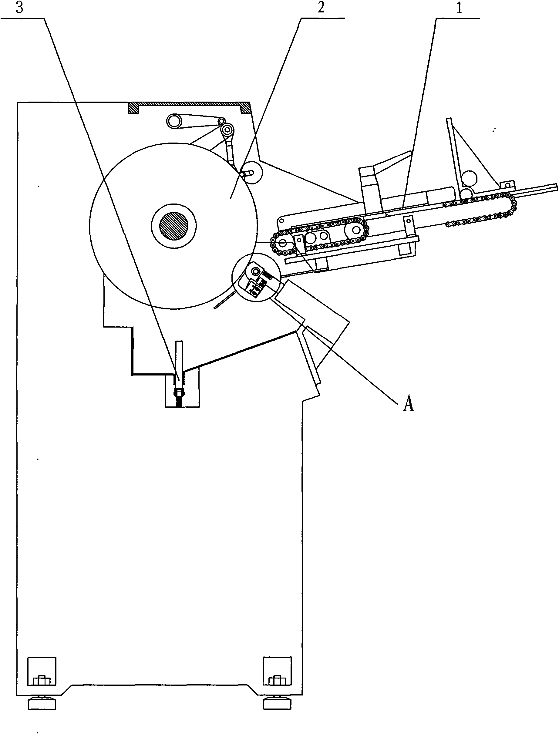 Double-page or multi-page paper sheet detecting device of collating machine