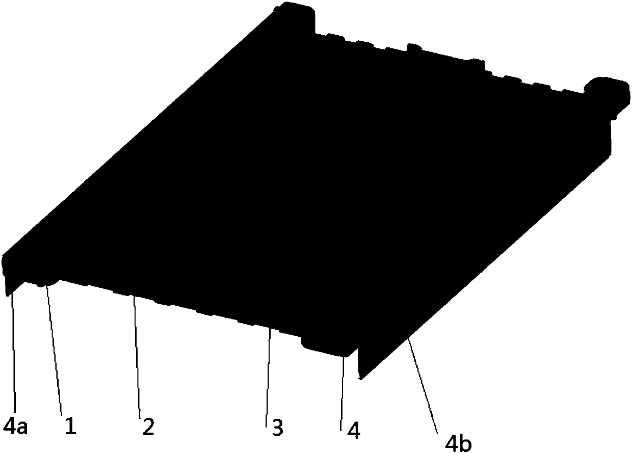 Fixed border of lithium battery and lithium battery module