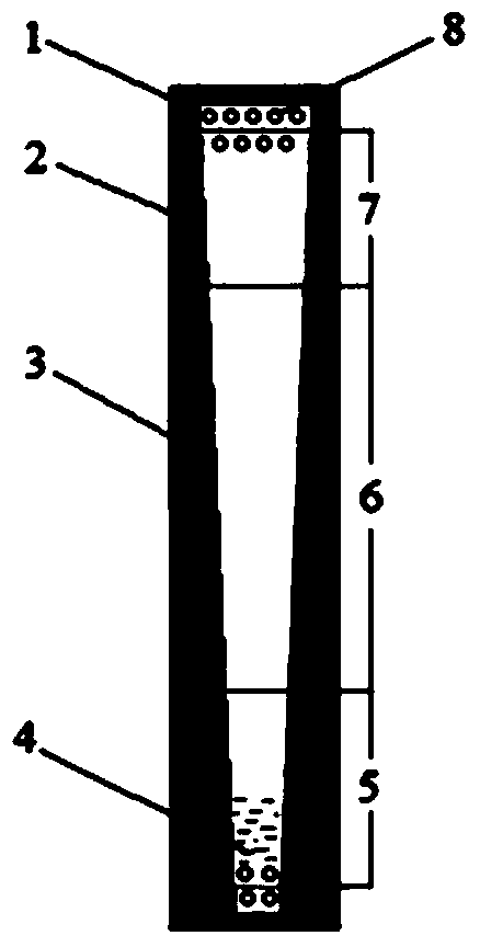 Anti-gravity heat pipe used for low-temperature grain storage and low-temperature grain storage method