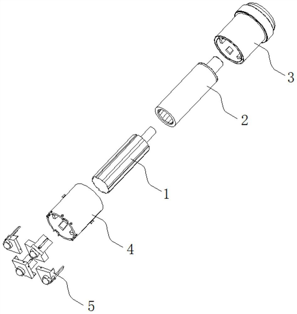 Wear-resistant and collision-resistant echo probe for ultrasonic flaw detection