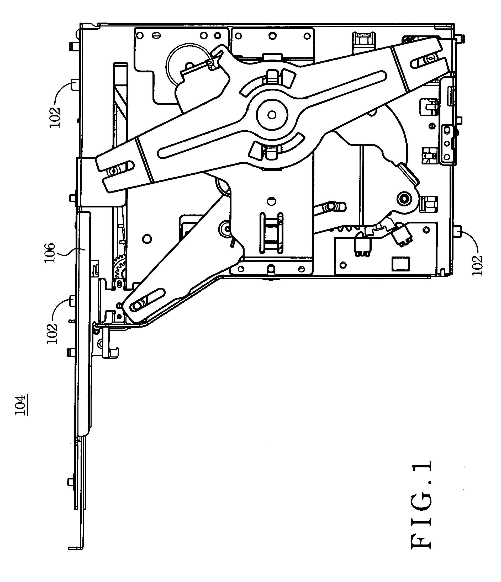 Height-determining method of an elevating device for a disc changer