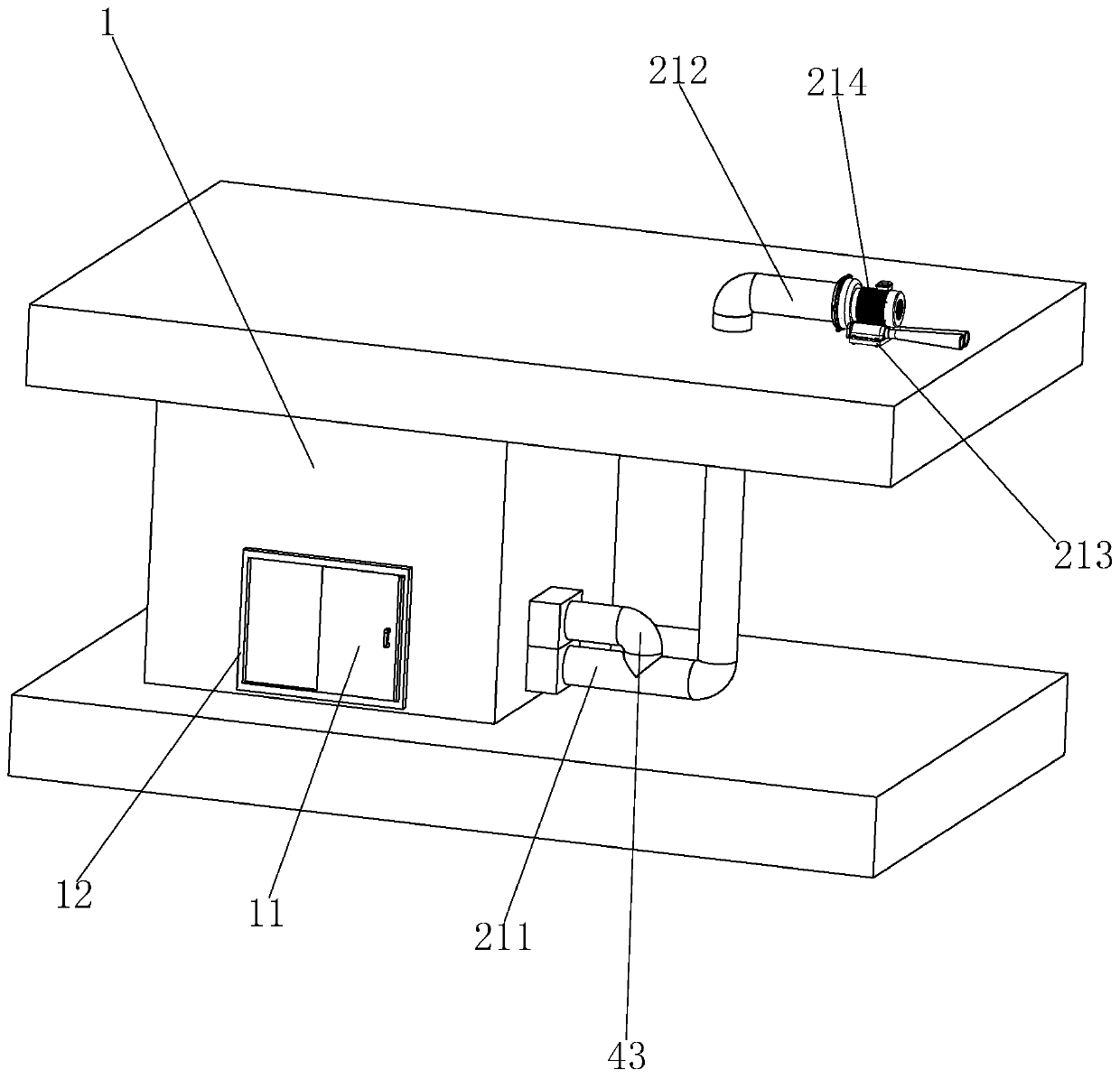 Underground cold storage structure