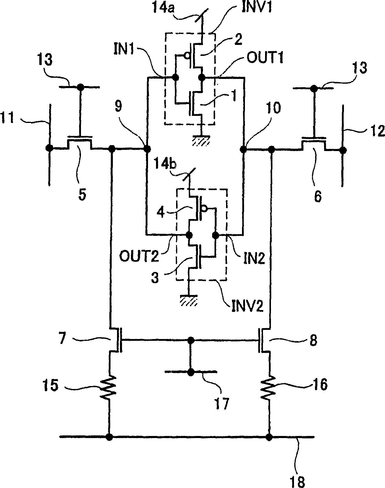 Method of driving a non-volatile flip-flop circuit using variable resistor elements