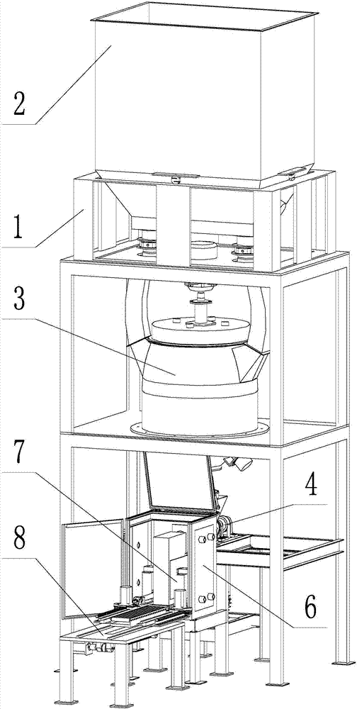 A high-efficiency and high-precision filling powder packaging machine