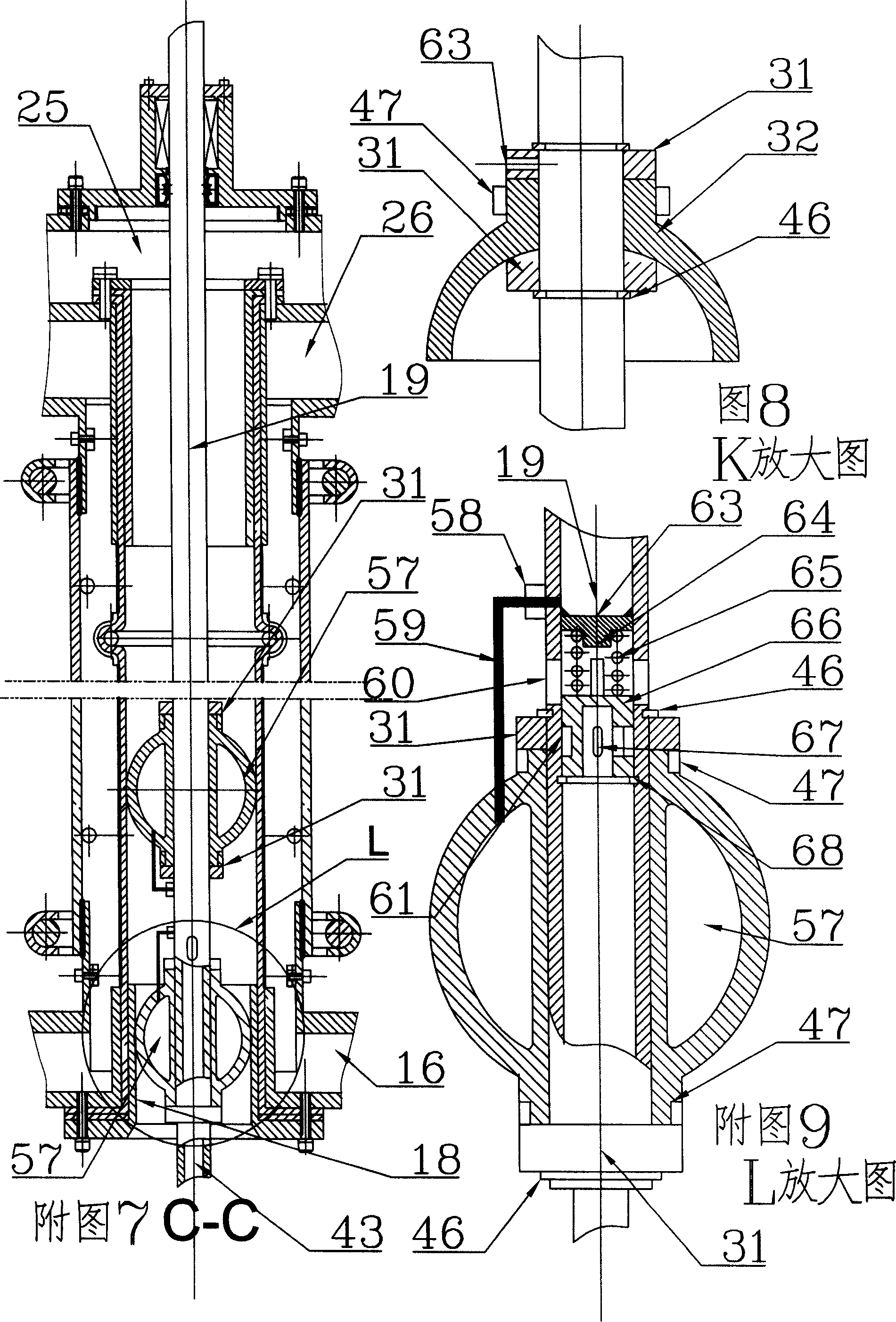 Sold liquid separation machine with flexible tubular frame and multiple utilization method thereof