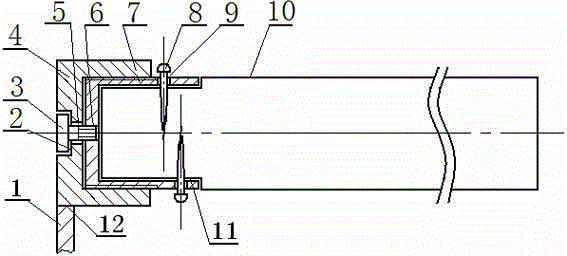 Anti-drop hoe convenient for replacing hoe handle