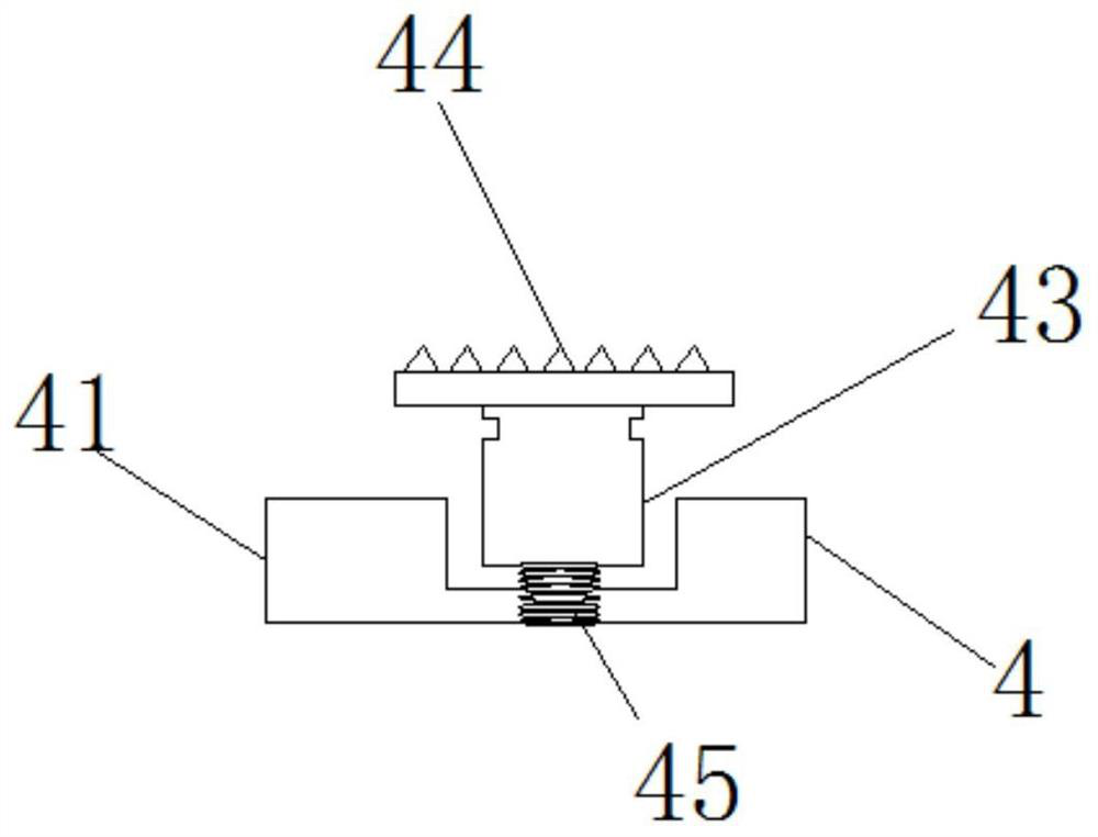 Anti-skid device for semicircle-shaped tile roofing construction