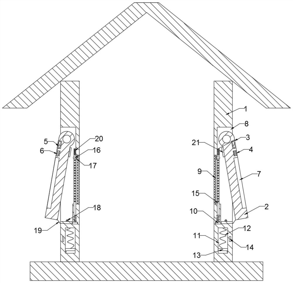 Insect-proof power distribution cabinet capable of automatically adjusting heat dissipation