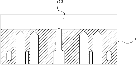 Spray nozzle mechanism of glue-spray type wireless glue binding machine