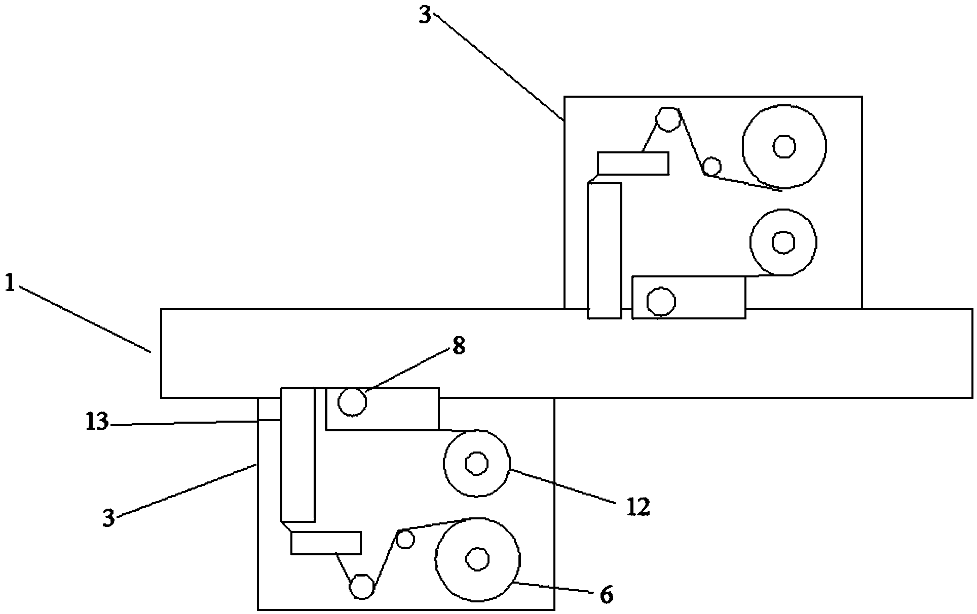 Dual-purpose labelling machine for hollow container