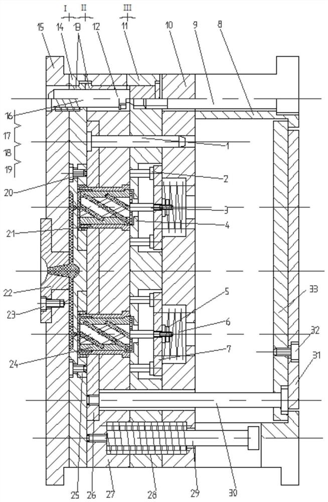 Medicine bottle cap injection mold, production method thereof and bottle cap product