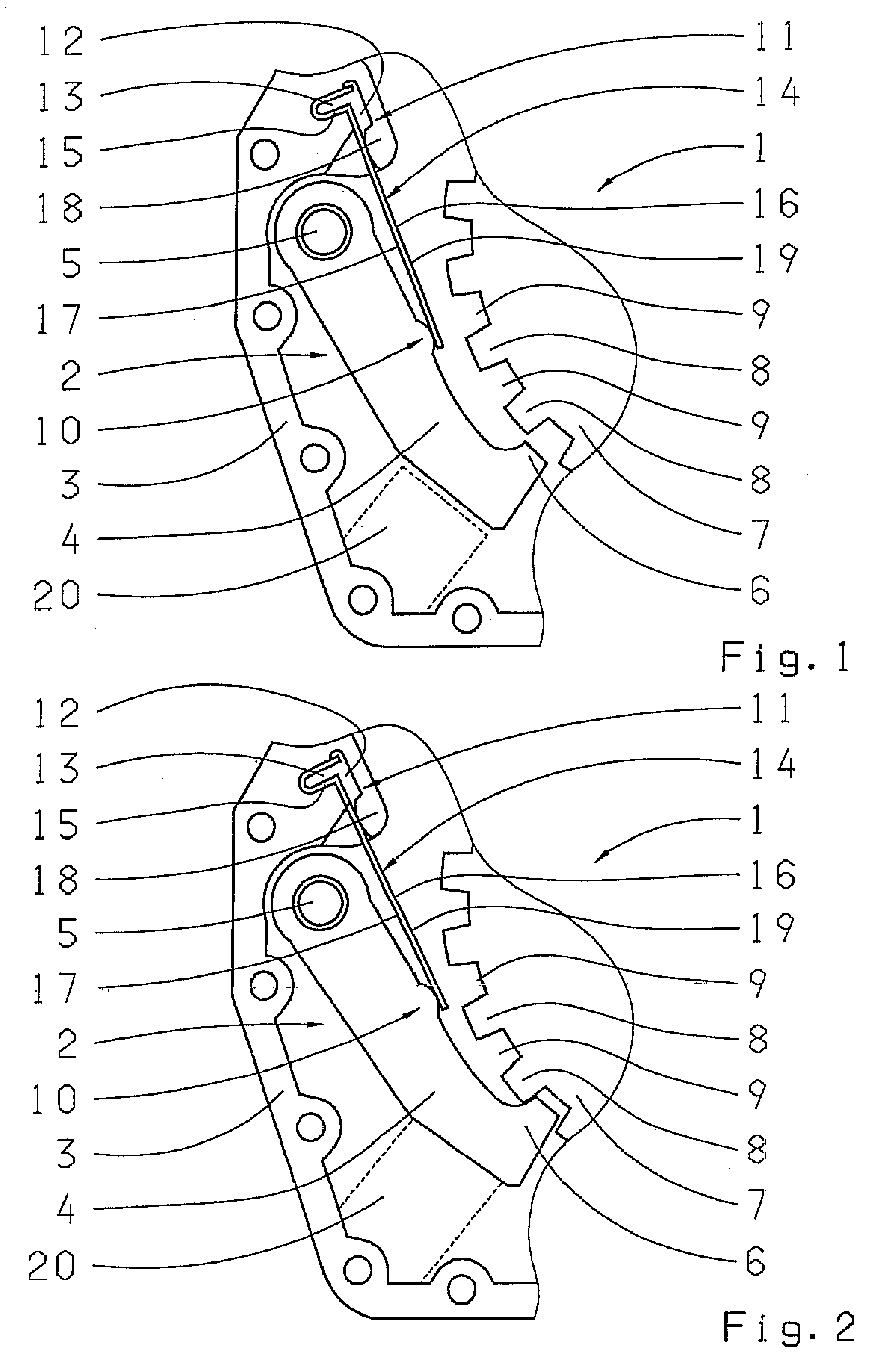 Parking lock mechanism for a transmission and transmission incorporating such a parking lock mechanism