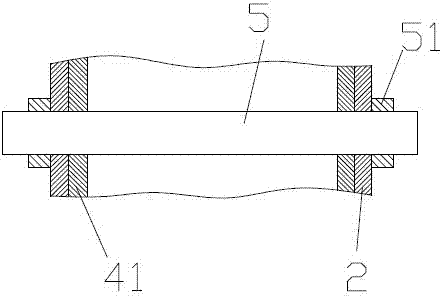 Pipe pressing device for galvanizing machine