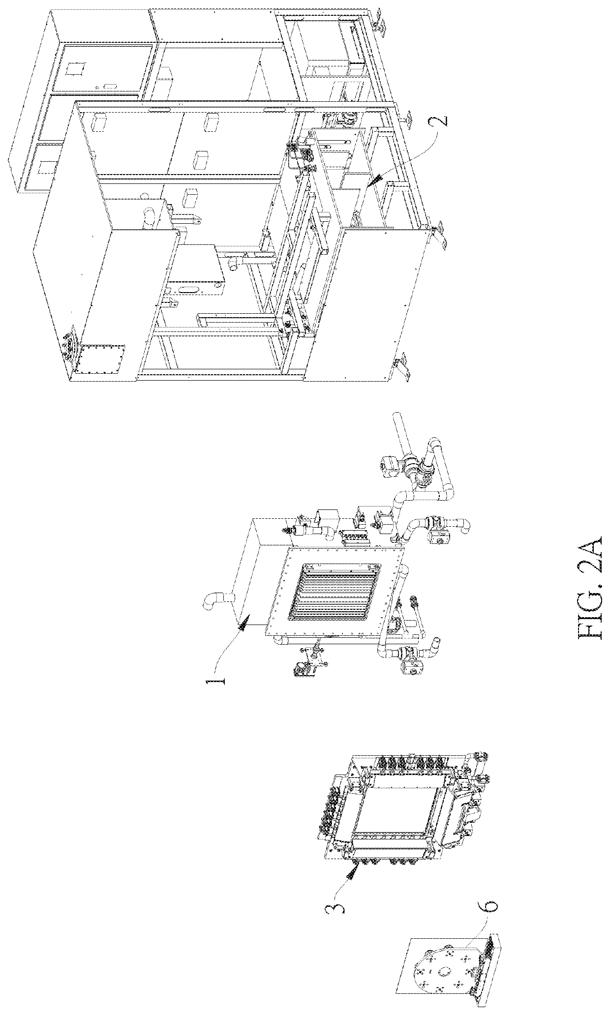 Vertical electroplating module and electroplating method for fan-out panel level chip