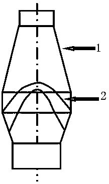 A method for reducing smoke on the material surface by spraying on the lowering line of a blast furnace