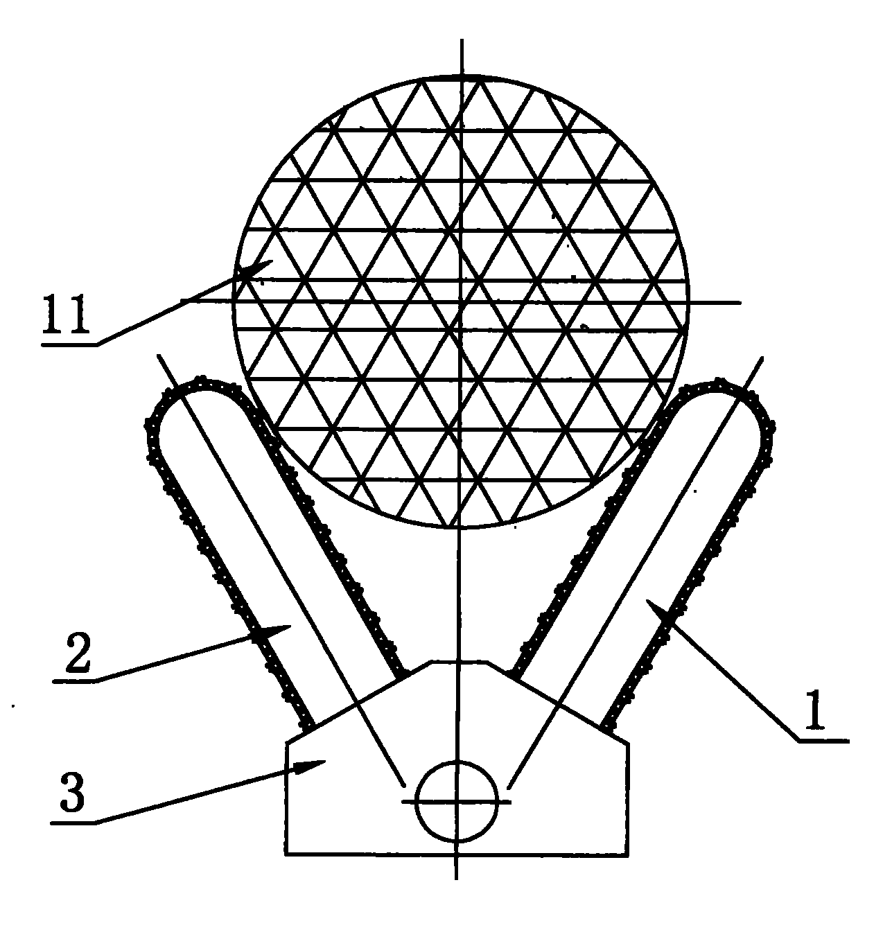 Device for harvesting palm fruit