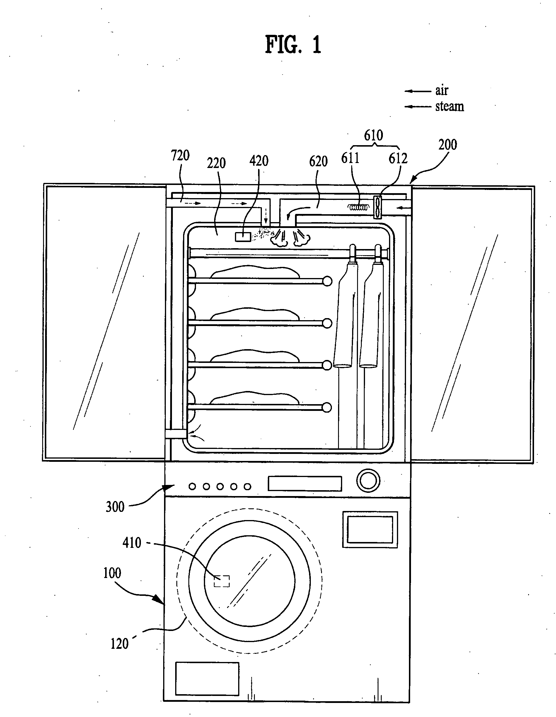 Combination laundry device and method thereof