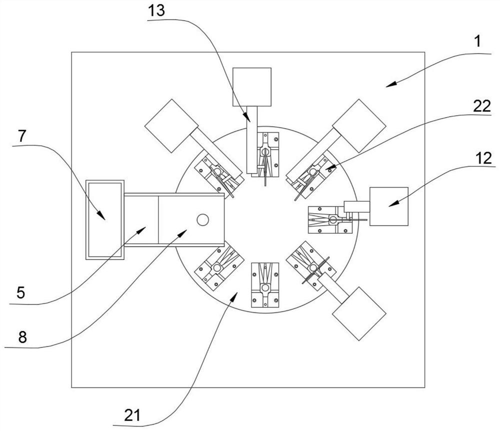 Bone-meat separation device for processing chicken feet