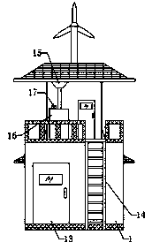 Double-layer property security booth