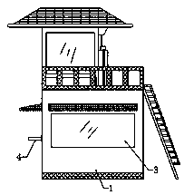 Double-layer property security booth