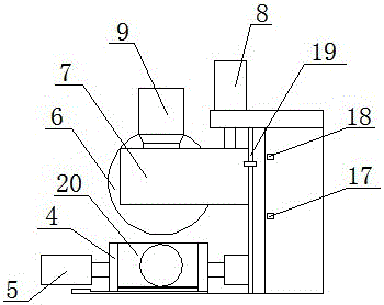 Fixed-size saw cutting device for plastic-steel composite pressure pipe