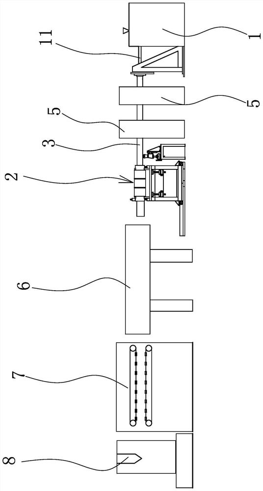Processing method for one-step forming of continuous fiber reinforced composite pipe