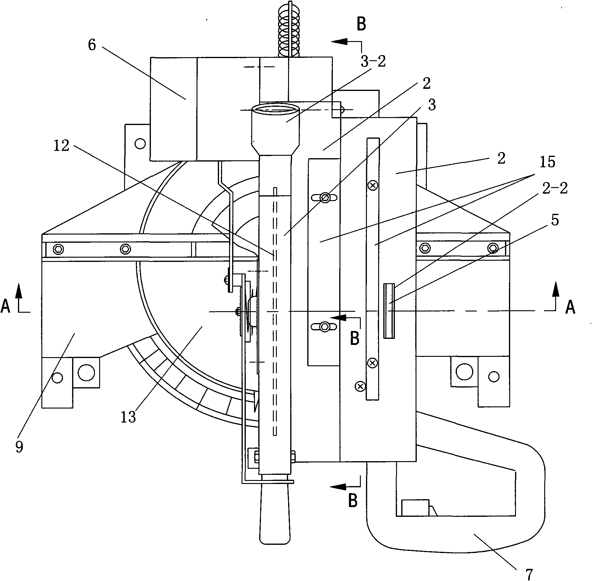 Floor cutting machine