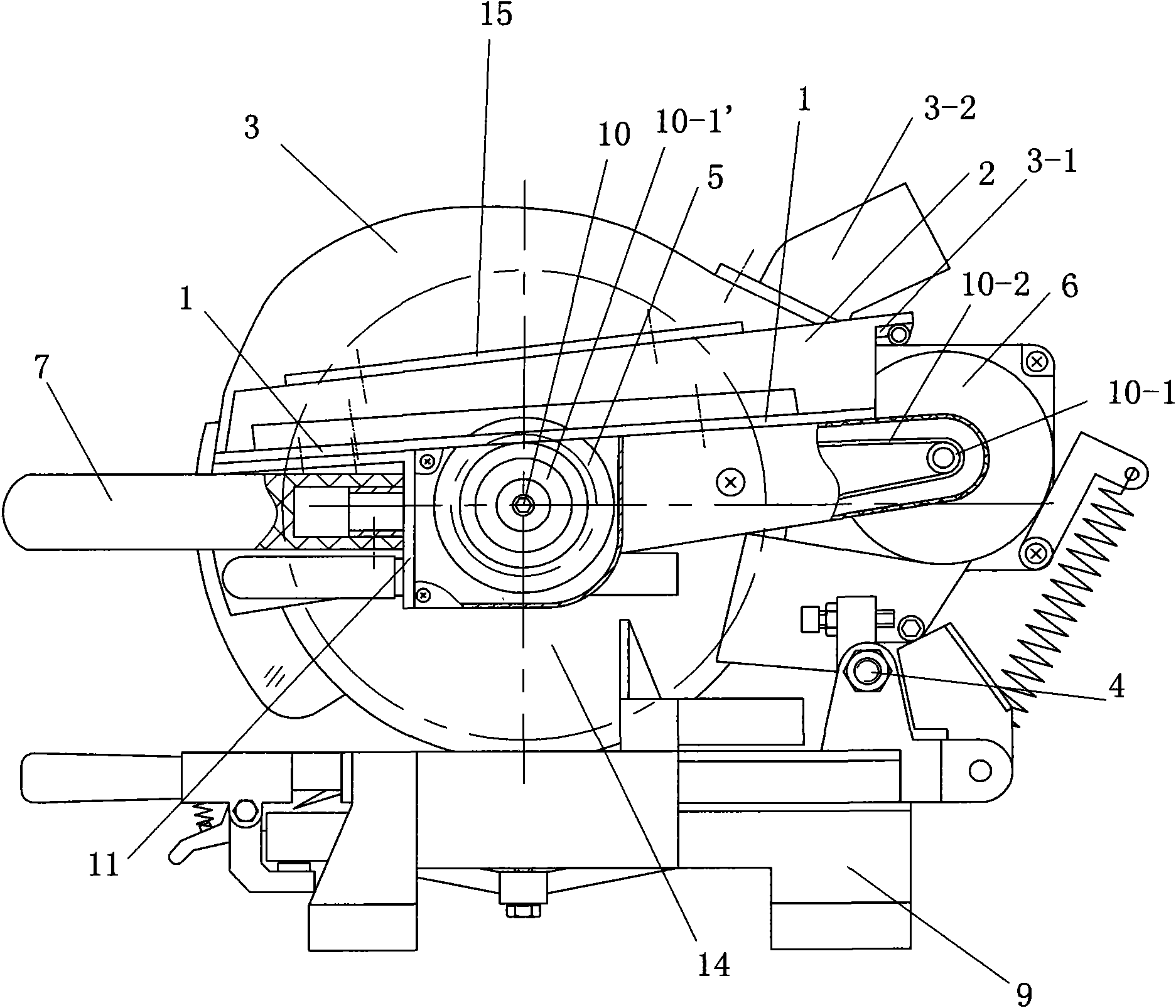 Floor cutting machine