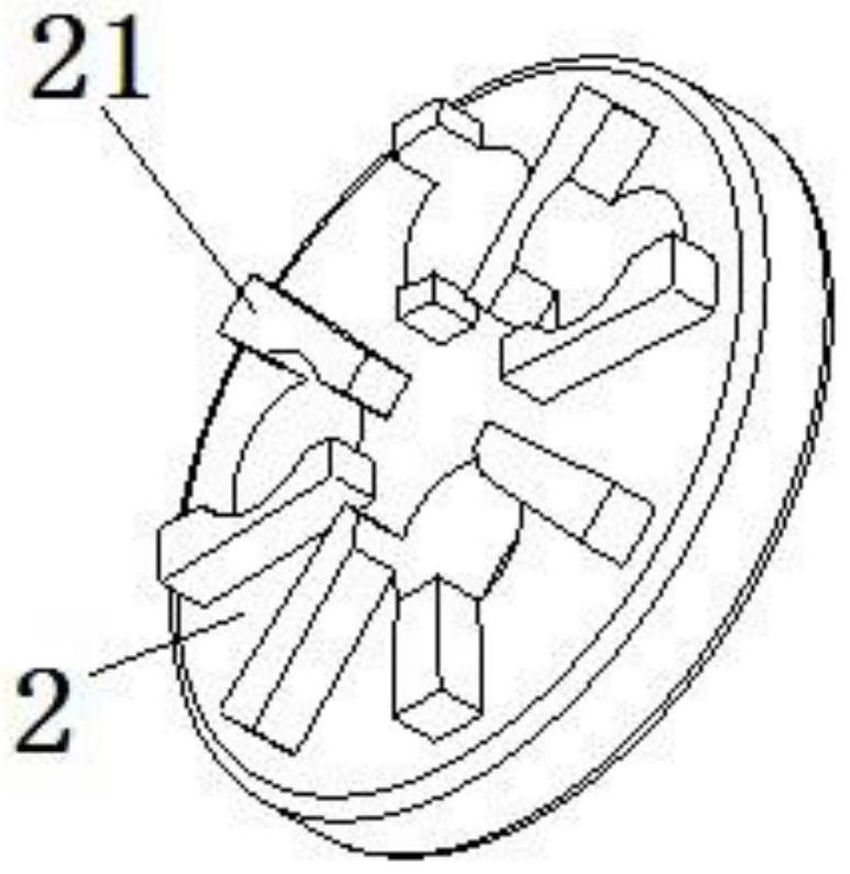 Ox horn bend weighting rotating sleeve guiding shoe