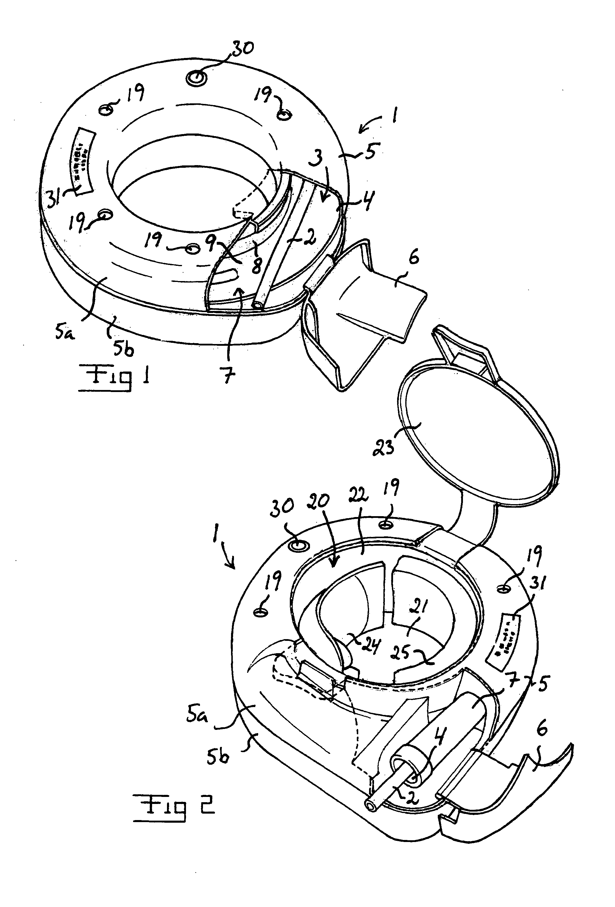 Receptacle for a Catheter