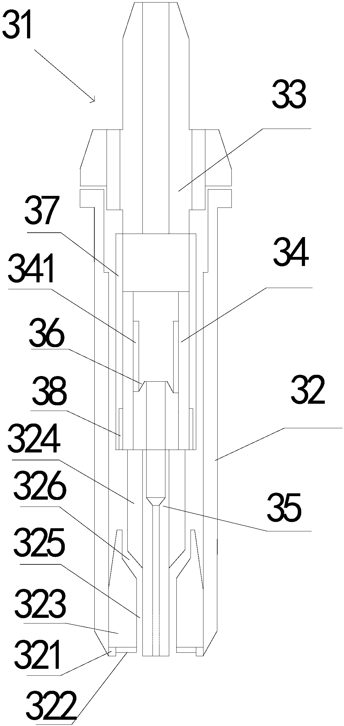 Cutting nozzle