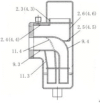 A new type of integrated water-cooled intake and exhaust device