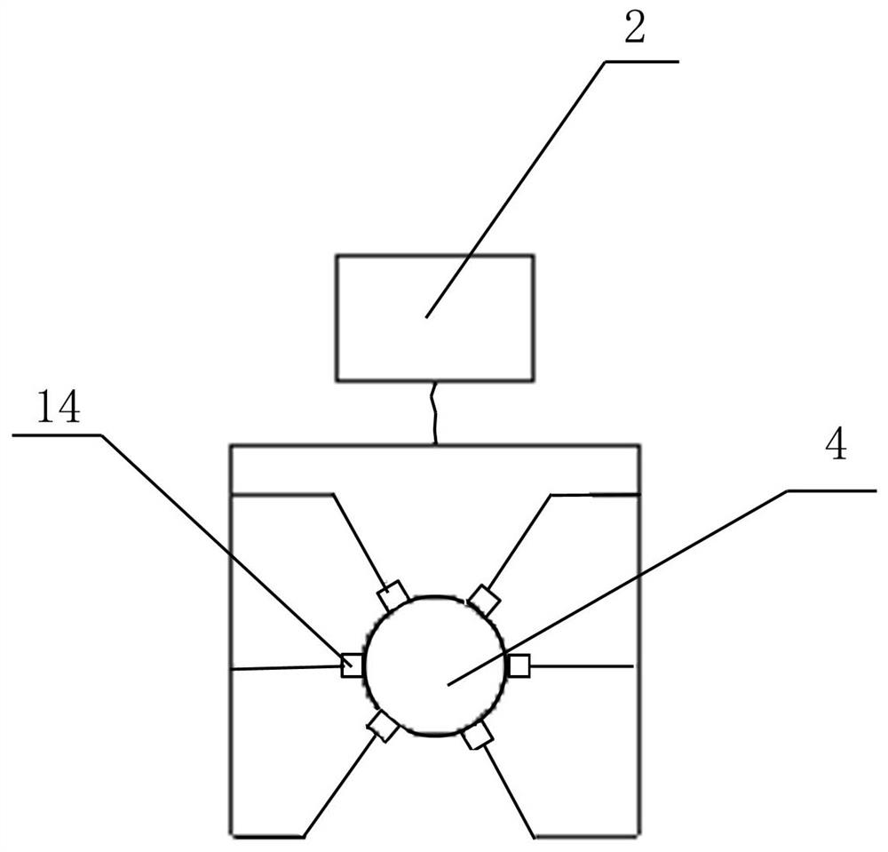 Method and device for removing carbon deposit in quench cooler of hexafluoropropylene reaction equipment