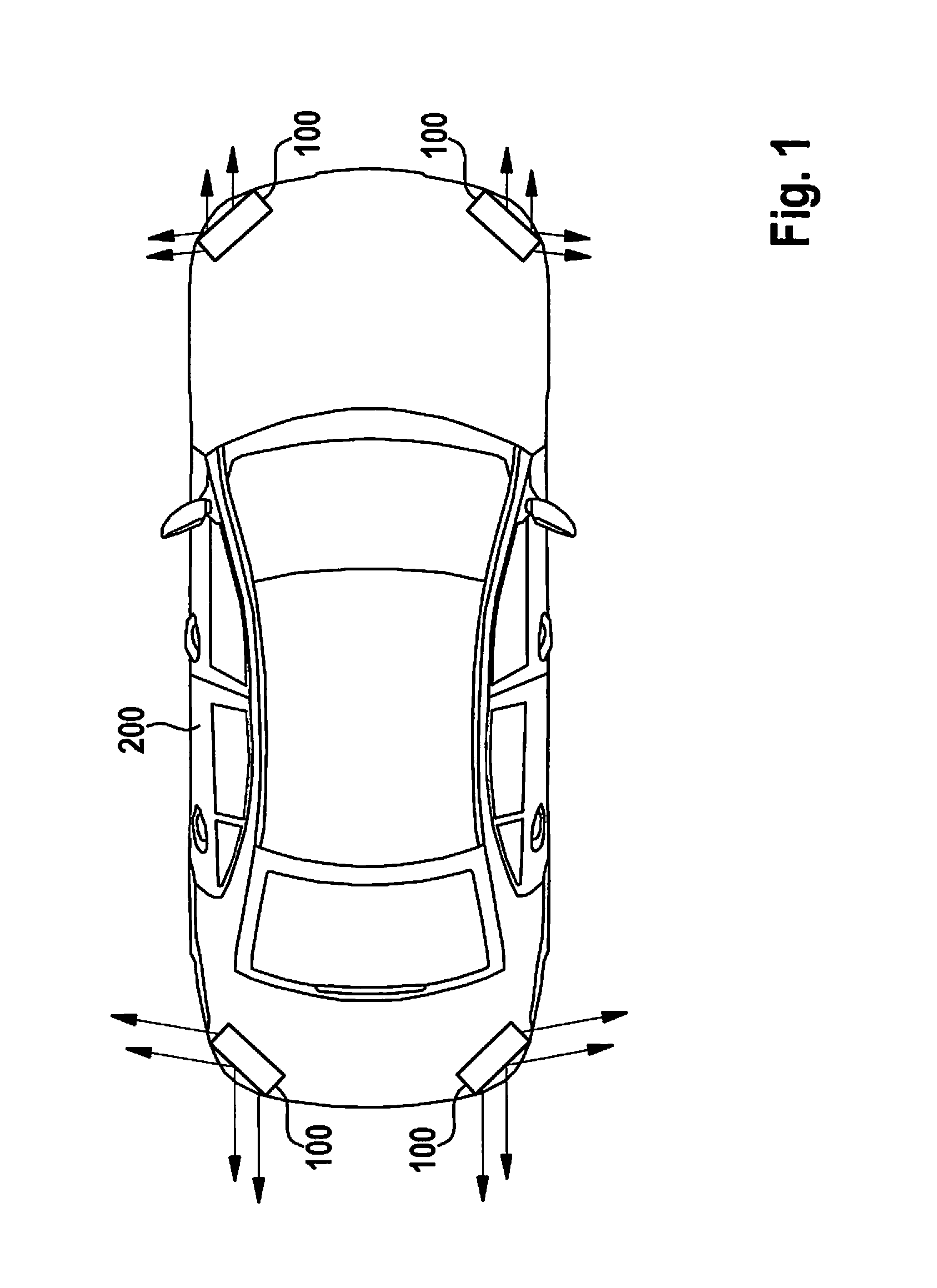 Sensor device for a motor vehicle