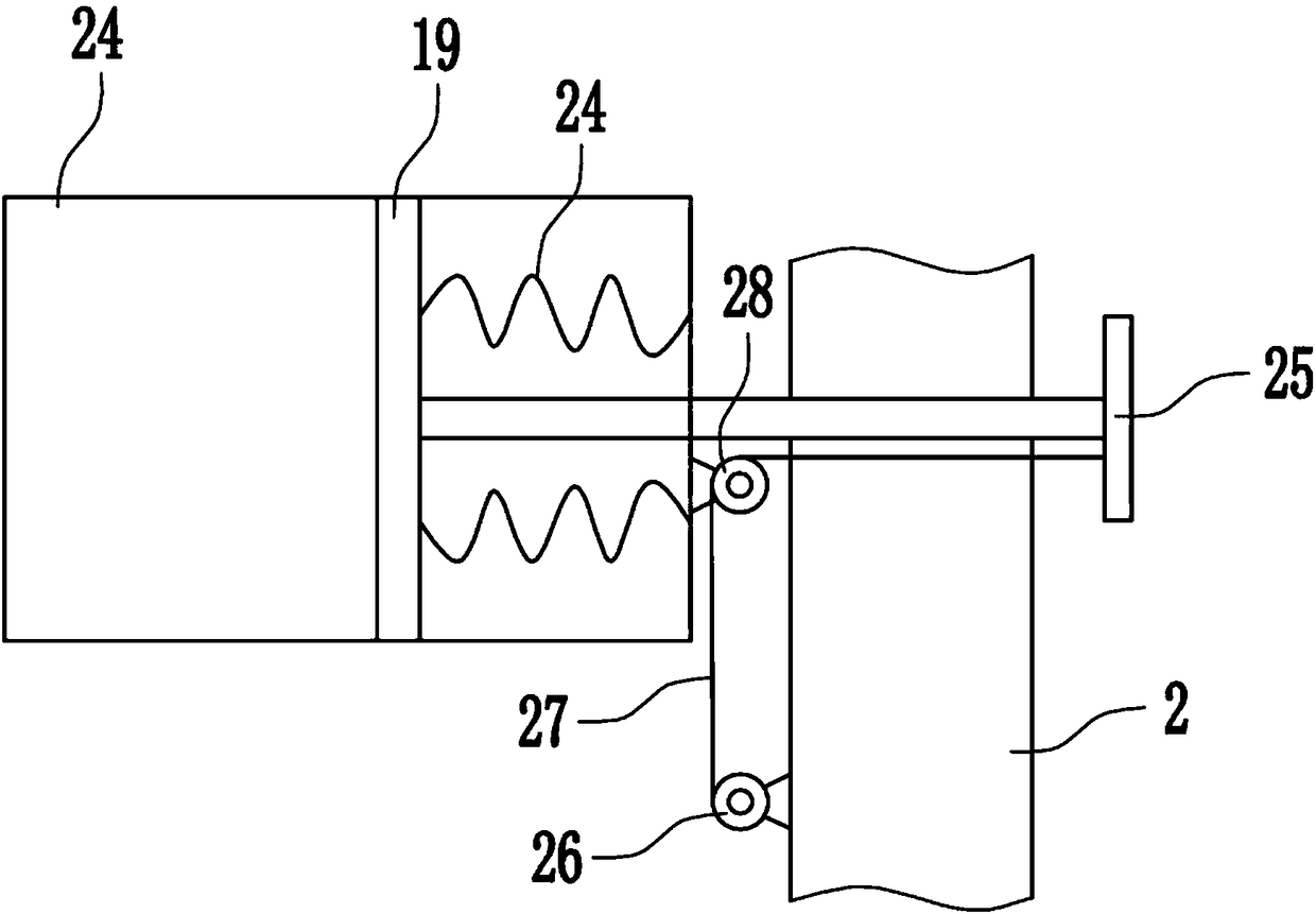 Collecting device for spring production