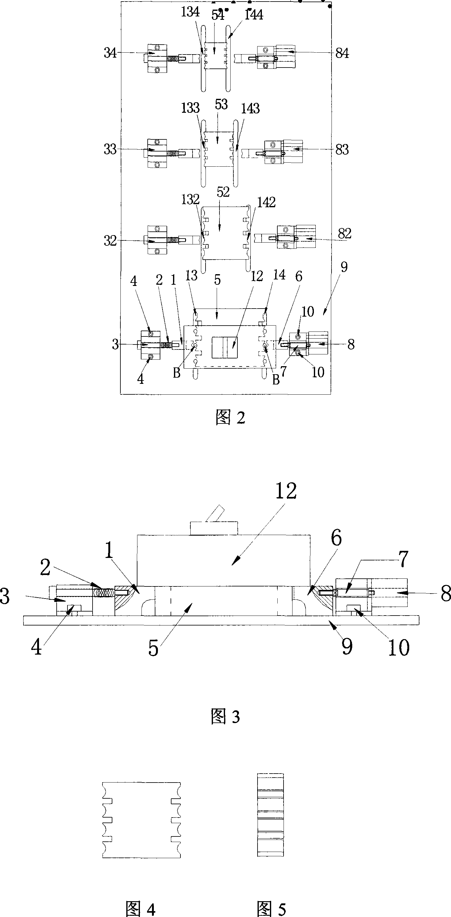 Board back insertion type circuit breaker characteristic detection and test device