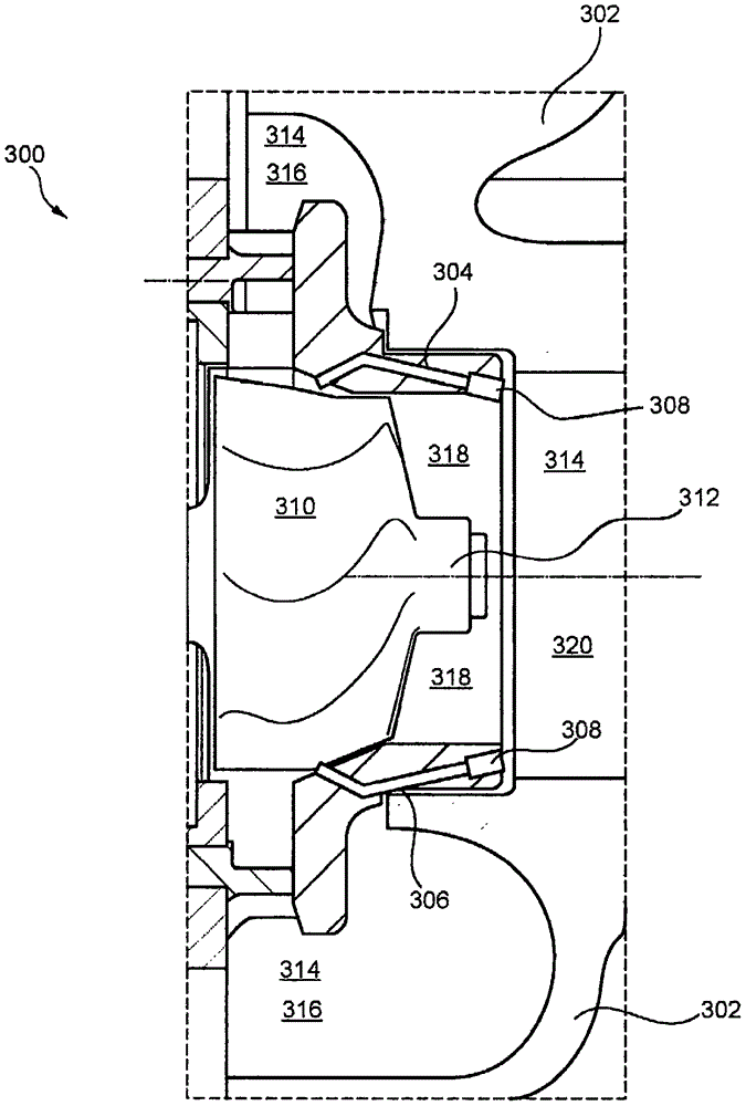 Internal combustion engine with turbine