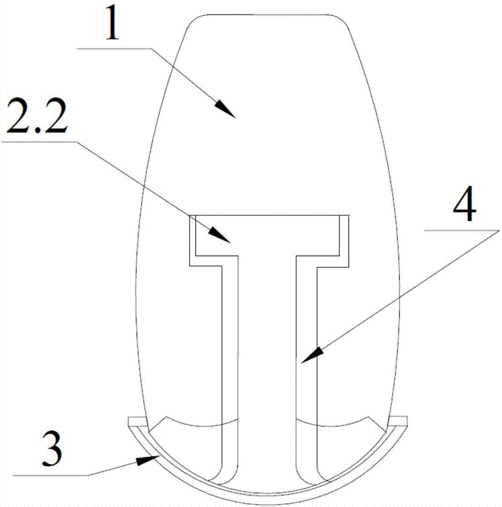 Complete denture movable flap and assembling method thereof