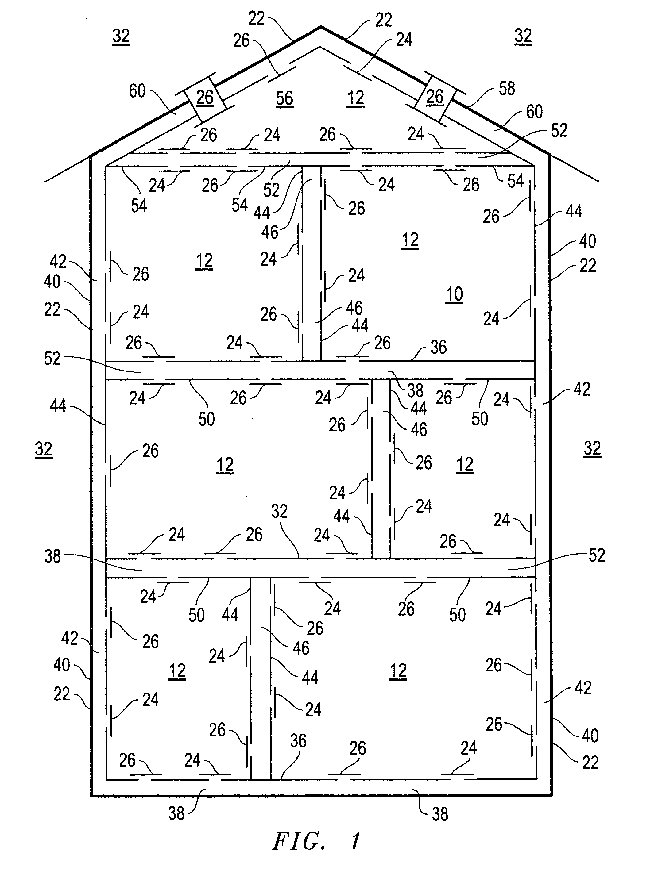 Method and apparatus to utilize wind energy within a structure
