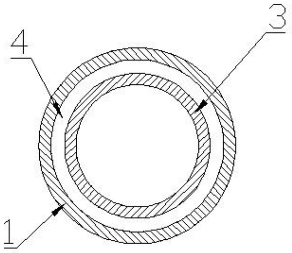 Centrifugal casting composite pump pipe and machining process thereof