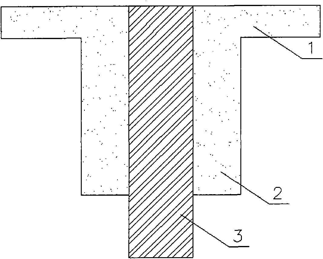 Mushroom-shaped mixed composite pile capable of effectively controlling settlement and construction method