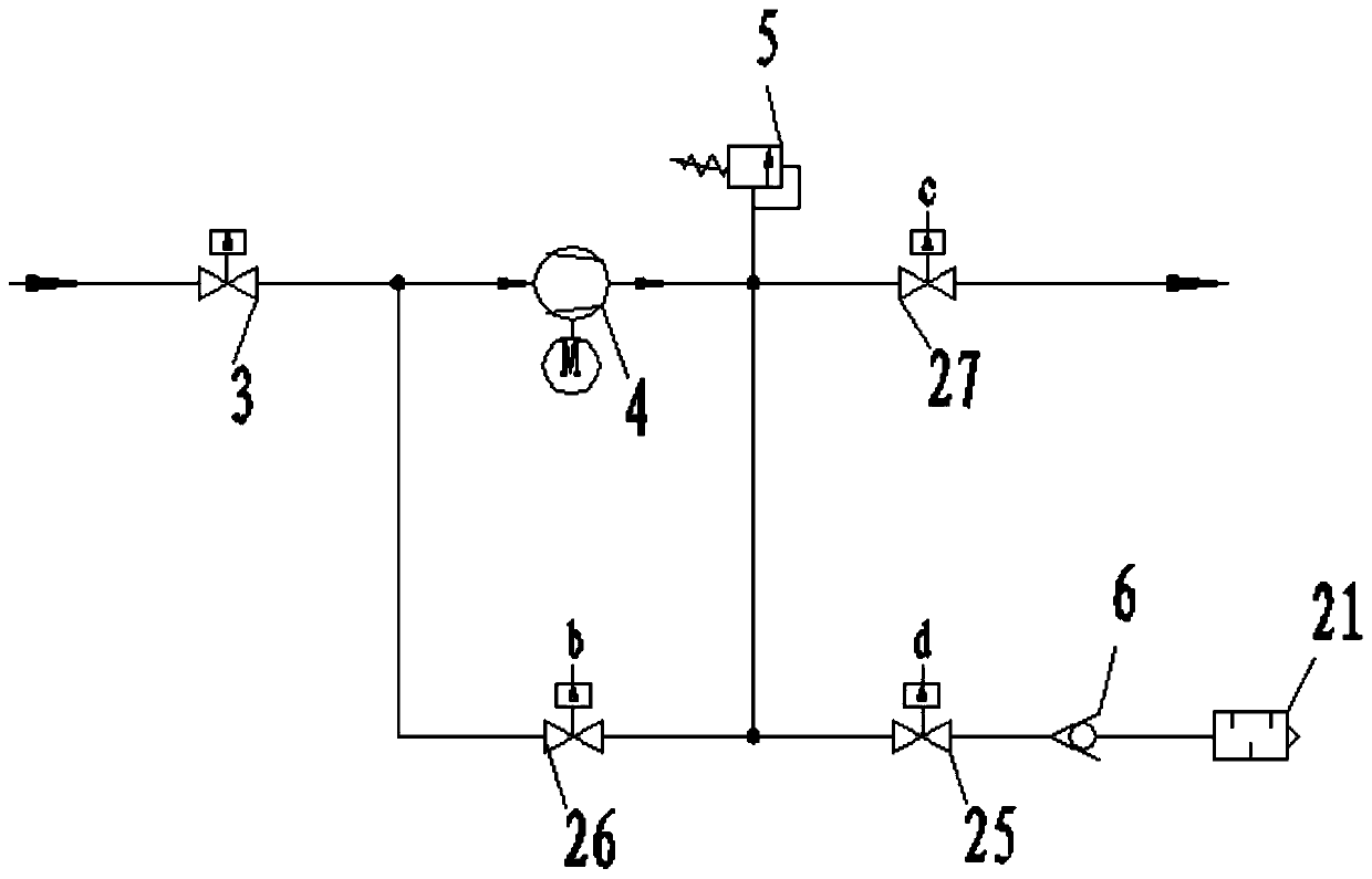 Small-sized high-purity gas electric pressurizing equipment