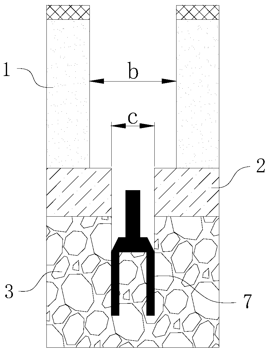 Hole forming method for cast-in-situ bored pile