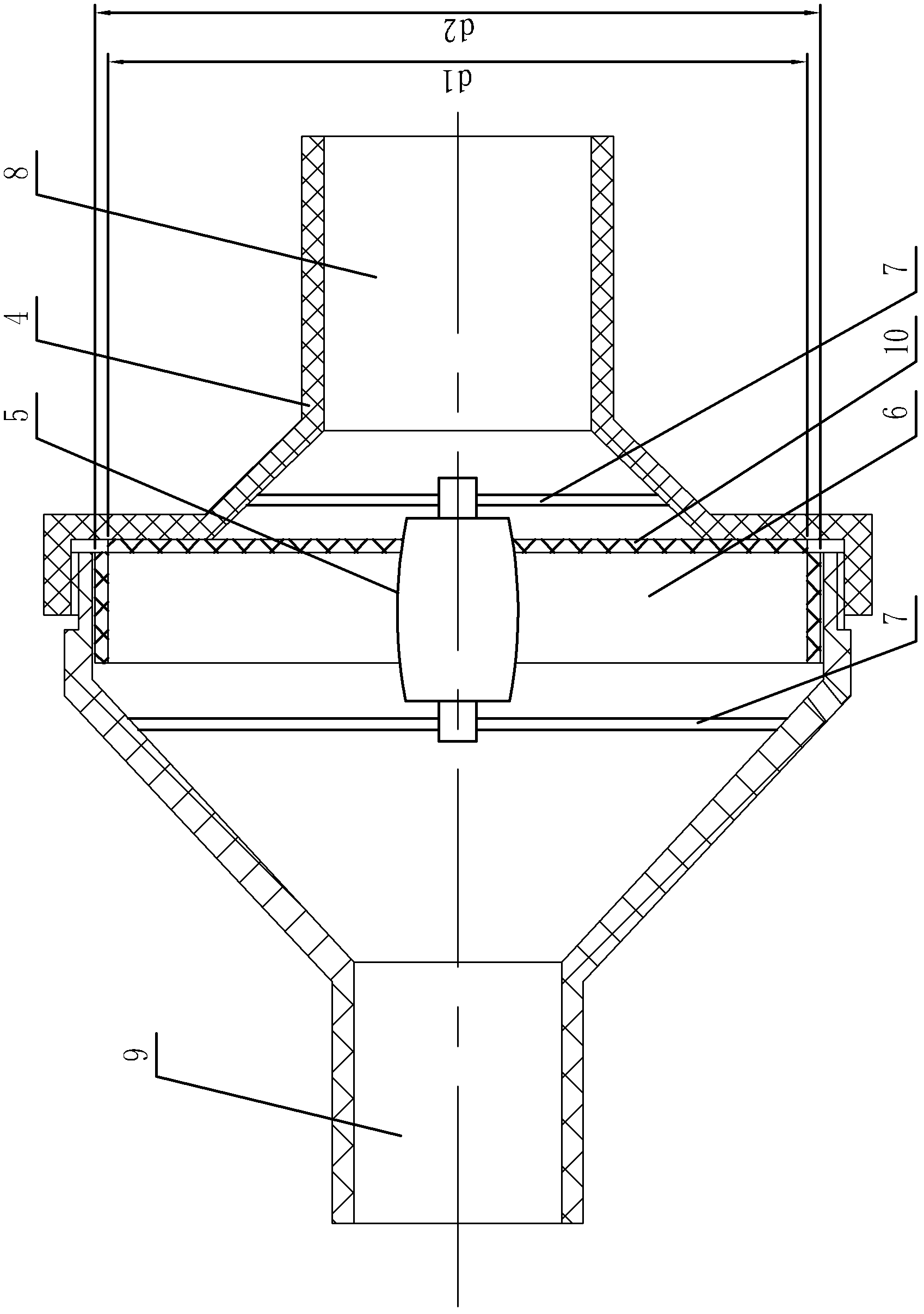 Electric continuous flow device of circulation loop