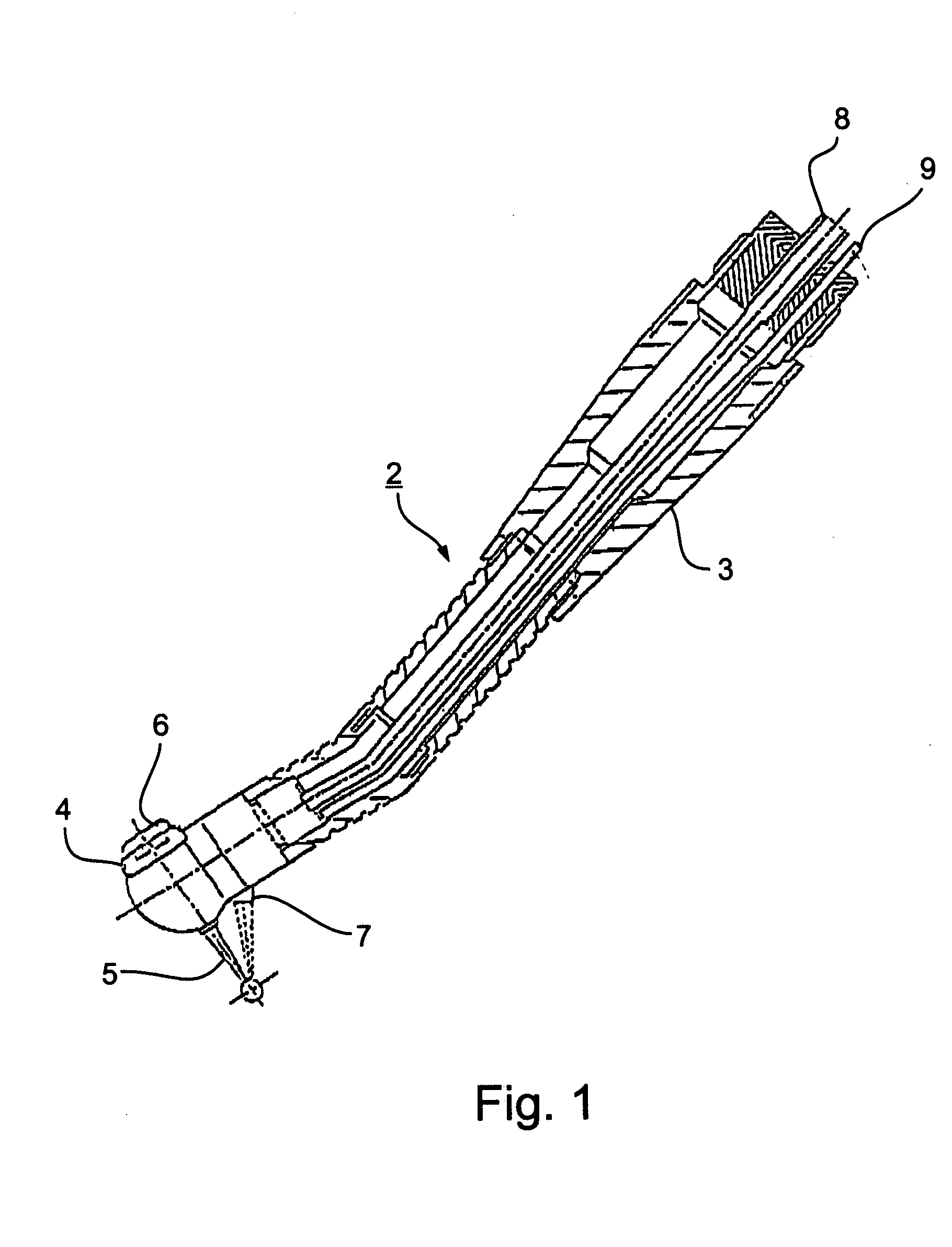 Clamping device and dental handpiece including same